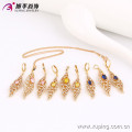 63600 Xuping Fashion set ensemble de bijoux avec boucles d&#39;oreilles et pendentif en or 18K